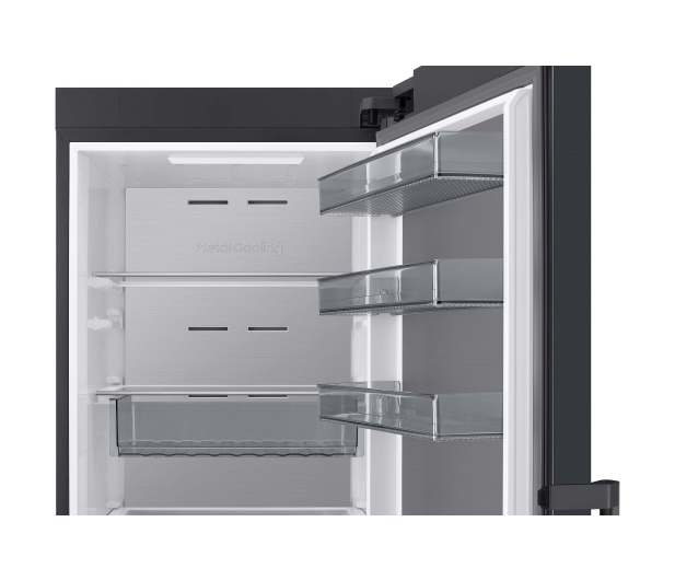 Lodówka Samsung RR70H39CEFEO Twin No Frost 185,8cm Grafitowa Stal AI 387L - 1529117 - zdjęcie 9